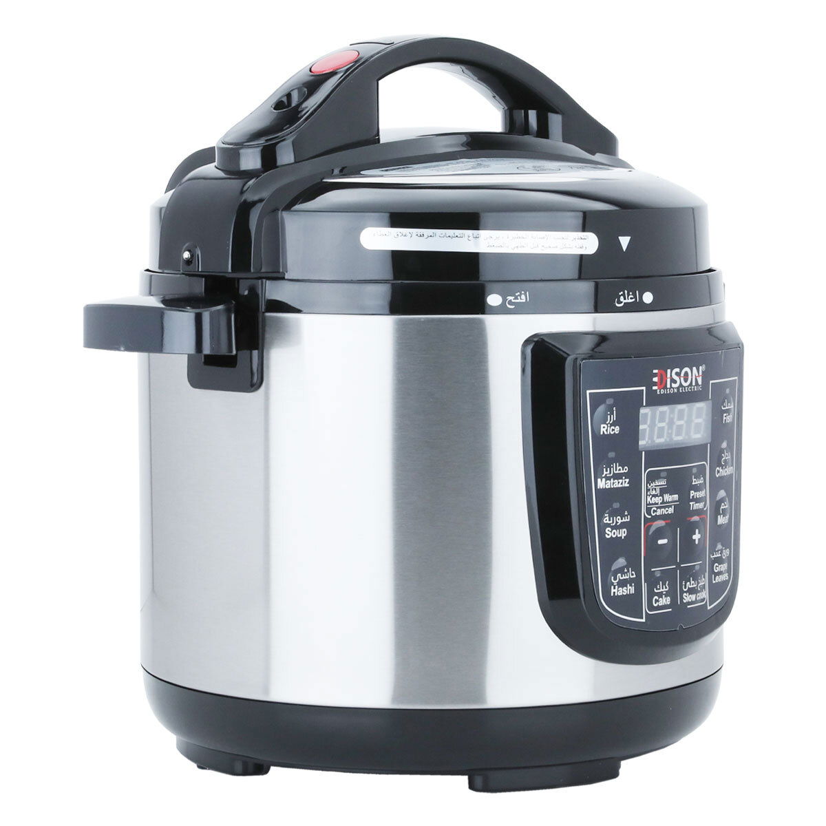 Edison Electric Pressure Cooker Pro Granite Hand 4 Liter 800 Watt