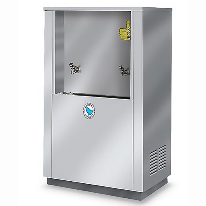 Al Jazeera water cooler, cold steel, silver, 90 litres image 1