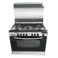 Crony gas oven, 5 silver steel burners, with grill product image