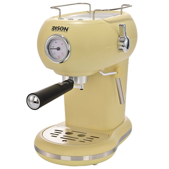 Edison Light Beige Espresso Machine 1.2 Liter 1100 Watt image 1