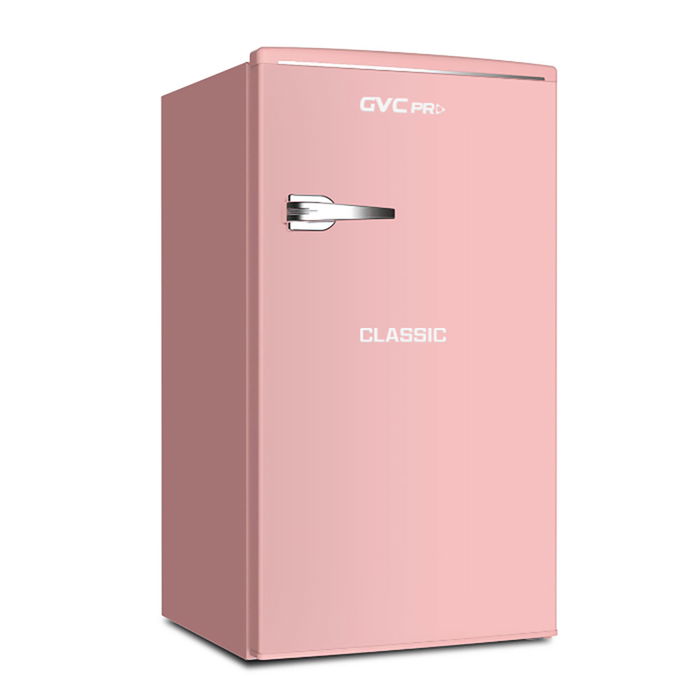 GVC Pro Classic Refrigerator, 86 Liters, Pink image 1