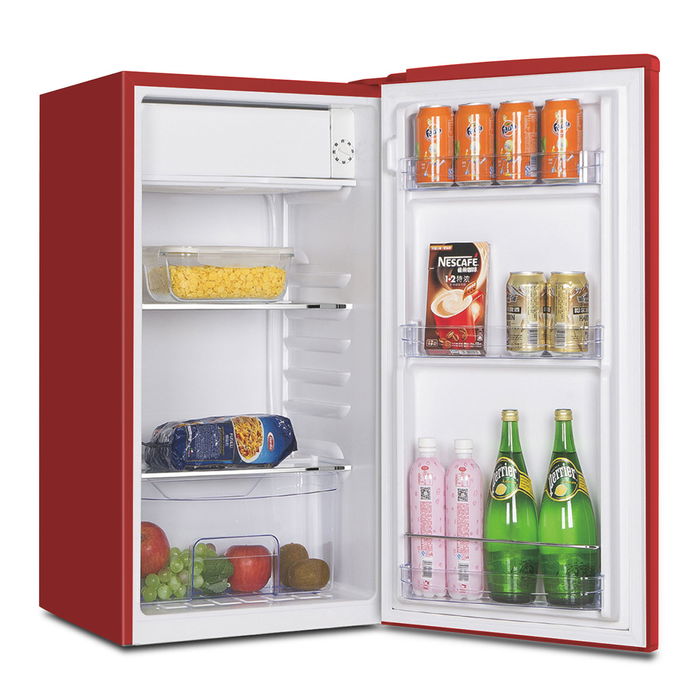 GVC Pro Classic Refrigerator, 86 Liters, Red image 2