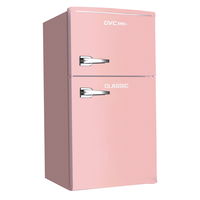 GVC Pro Classic Refrigerator, 85 Liters, Two Doors, Pink product image