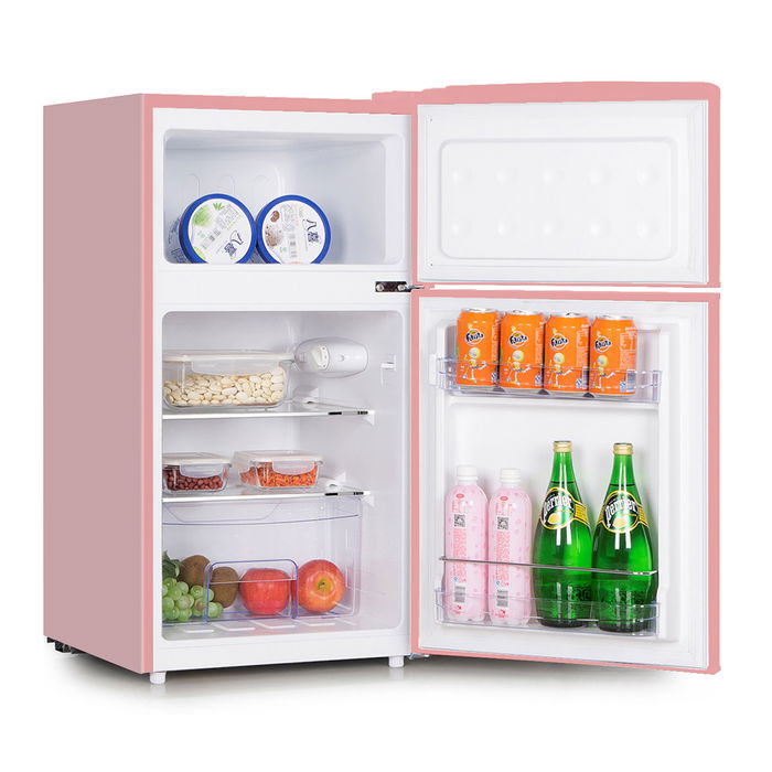 GVC Pro Classic Refrigerator, 85 Liters, Two Doors, Pink image 2