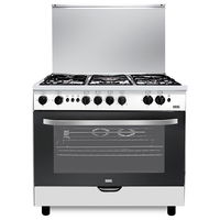 Haas gas oven, 5 burners, 90*60 cm, self-ignition, full safety, stainless steel product image