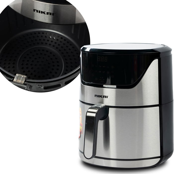 Nikai Air Fryer 6L Black 1800W image 4