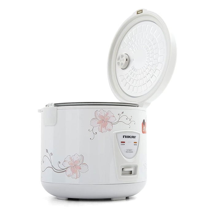 Nikai Electric Rice Cooker 1.8L White 762W image 2