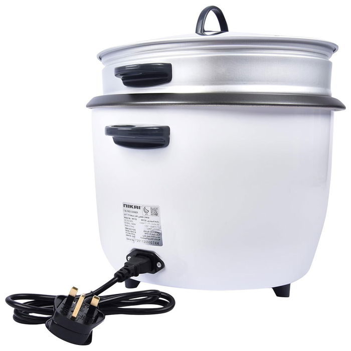 Nikai Electric Rice Cooker 2.8L White 1000W image 2