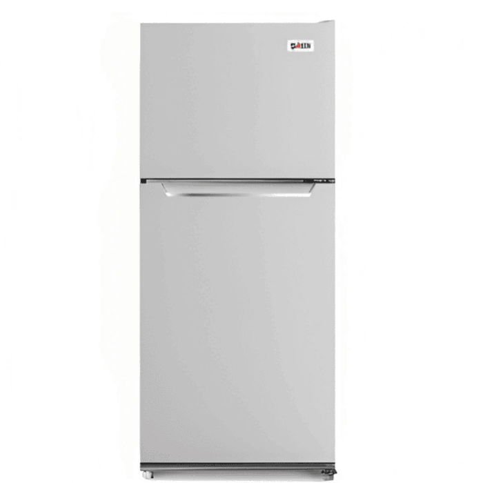 Two-door refrigerator, 10.5 feet, no frost, silver image 1