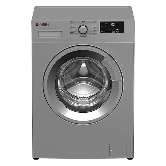 Sereen automatic washing machine, front loader, gray, 7 kg image 1