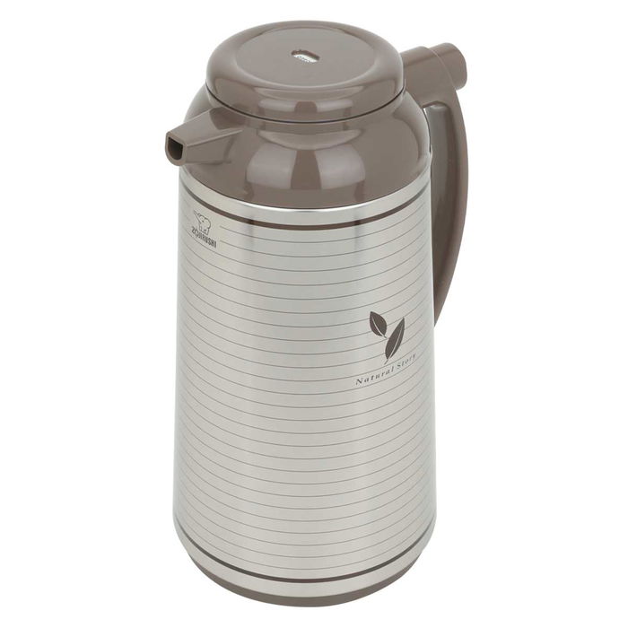 Abu Elephant, Japanese thermos, striped, silver steel image 2