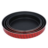 Tefal Round Oven Trays Set 4 Pieces Red product image