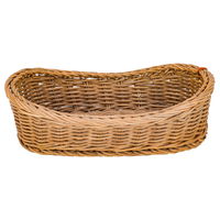 Oval brown wicker basket product image