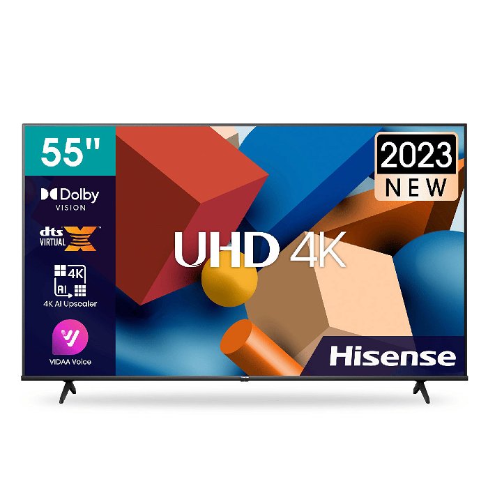 هايسنس شاشة تلفزيون 55 بوصة 4K - UHD - WCG - HDR10 image 1
