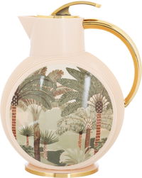 Al Jawhara thermos, light pink, golden palm pattern, 0.9 liters product image