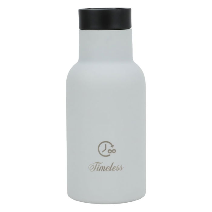 Timeless travel thermos, white steel, pressure cap, 350 ml image 1