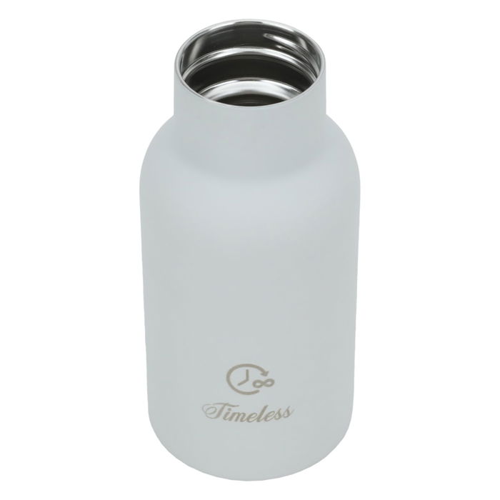 Timeless travel thermos, white steel, pressure cap, 350 ml image 3