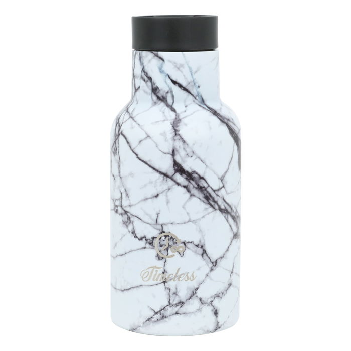Timeless thermos for trips, marble steel thermos, pressure 350 ml image 1