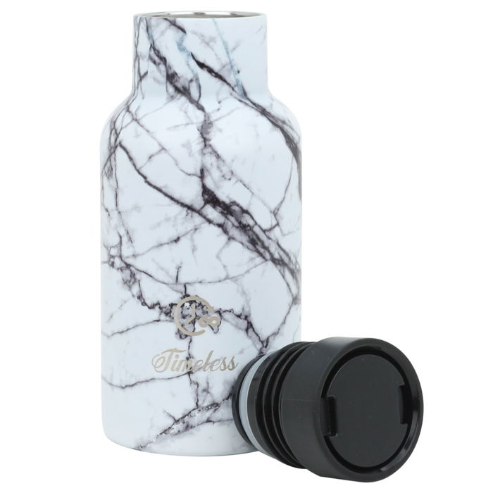 Timeless thermos for trips, marble steel thermos, pressure 350 ml image 2