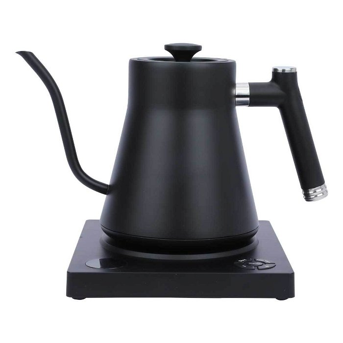 Edison Black Barista Kettle with Temperature Control Nozzle Display Rapid Heating 1 Liter 1200 Watts image 3