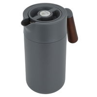 Tara thermos dark gray with wooden handle, with push button, 1.2 liter product image