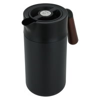 Tara thermos, black, wooden handle, push button, 1.2 liter product image