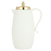 Thermos White with gold 1 liter product image