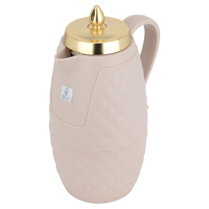 Thermos light brown with gold 1 liter image 2