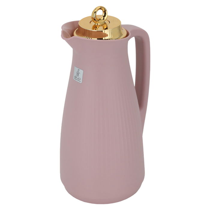Timeless Manal thermos, dark pink, with a push button, 1 liter image 2