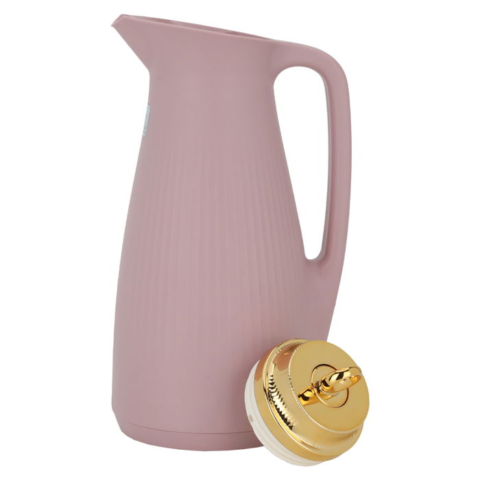 Timeless Manal thermos, dark pink, with a push button, 1 liter image 3