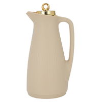 Timeless Manal thermos, light beige, golden cover, 1 liter product image