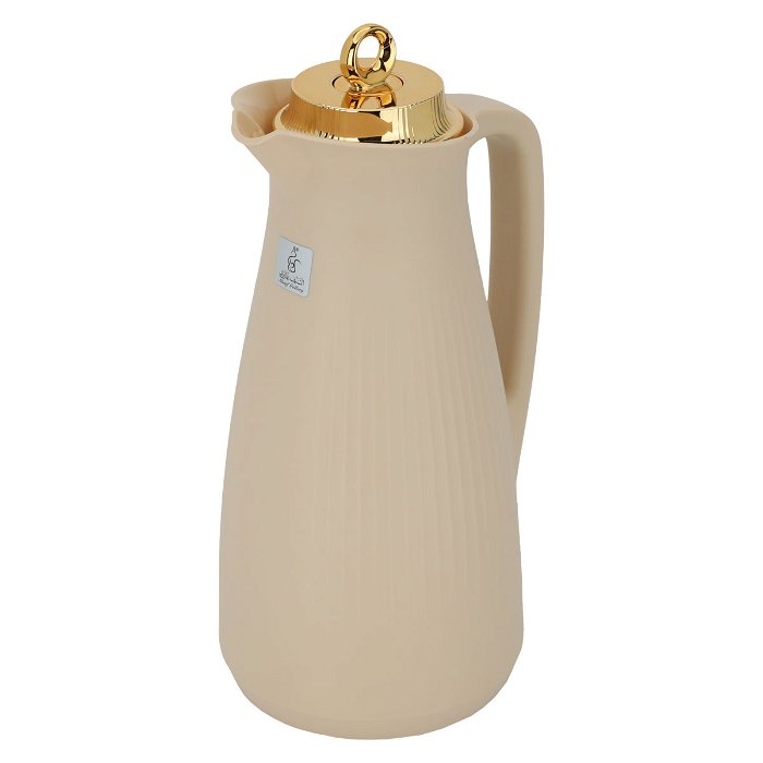 Timeless Manal thermos, light beige, golden cover, 1 liter image 2