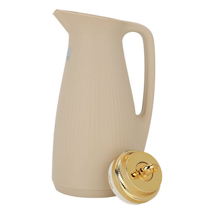 Timeless Manal thermos, light beige, golden cover, 1 liter image 3