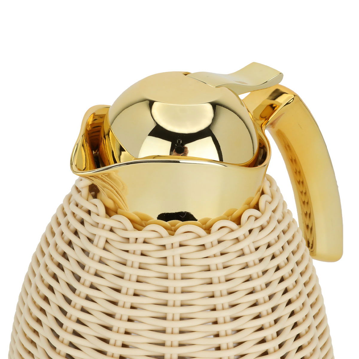 Rattan wrapped hot sale thermos