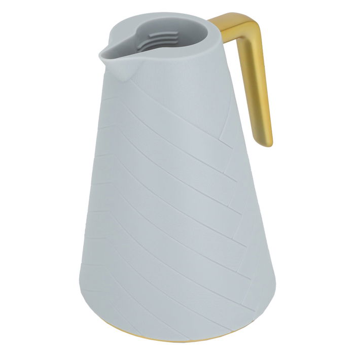 Glory Pro thermos light gray with golden handle 1 liter image 3