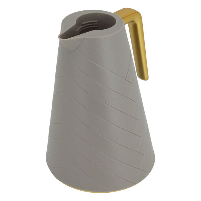Glory Pro thermos, cappuccino color, a golden handle, 1 liter image 3