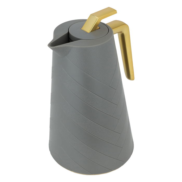 Glory Pro Thermos, dark gray, a golden handle, 1.5 liter image 2