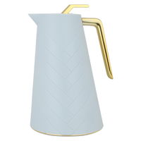 Glory Pro Thermos, Light Cyan, Gold Handle, 1.5 Liter product image