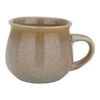 Round ceramic cup with cappuccino handle, medium 8.5 cm product image