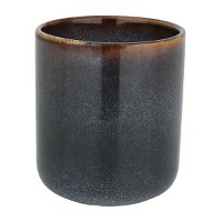 Brown Gray Round Ceramic Mug Medium 7 product image