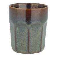 Large square light oily ceramic mug 9.3 product image