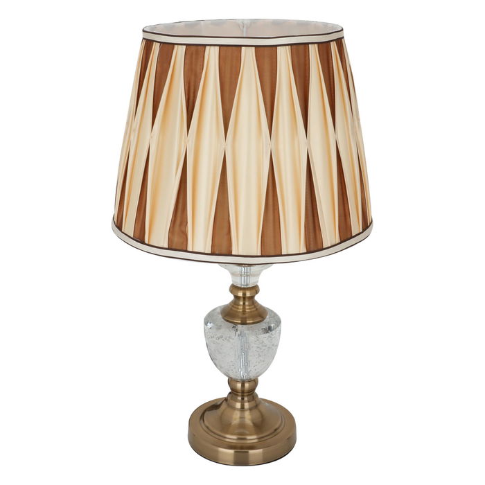 Edison Brown Hazel lamp with golden base image 2