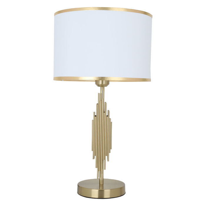 Edison white lamp with golden base image 1