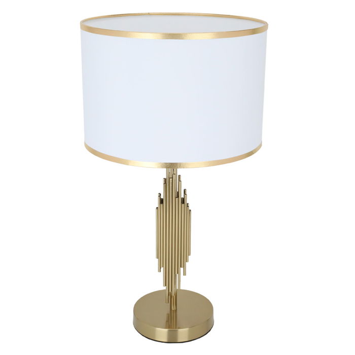 Edison white lamp with golden base image 3