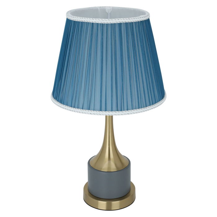 Edison Blue lamp with base Grey and Gold image 2