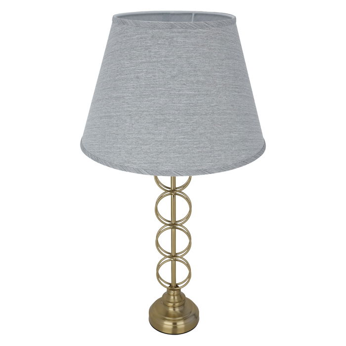 Edison Grey lamp with golden base circles image 3