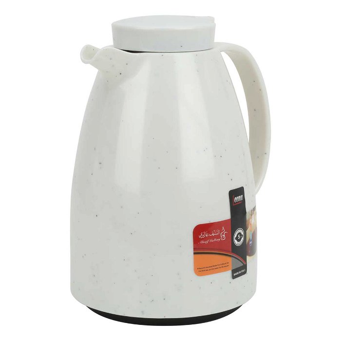 Lima thermos 1-liter pearl marble with push button image 1