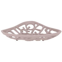 India Light pink serving plate triangle shape product image