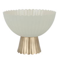 India Stand Light Beige Round Serving With Medium Gold Base product image