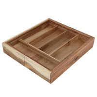 Wooden box divided into 5 boxes product image